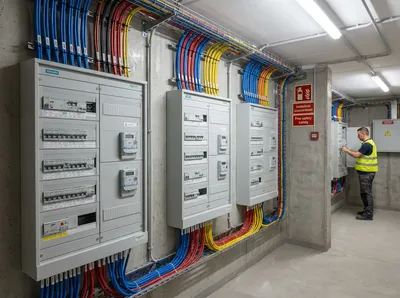 Társasház elektromos felújítás